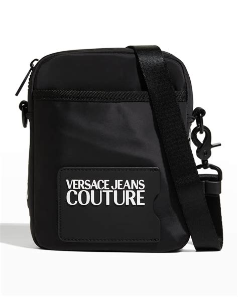 versace jeans couture sling bag|versace crossbody bag men's.